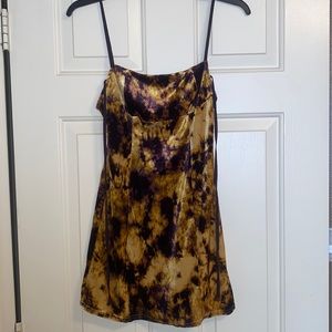 Urban outfitters velvet mini dress